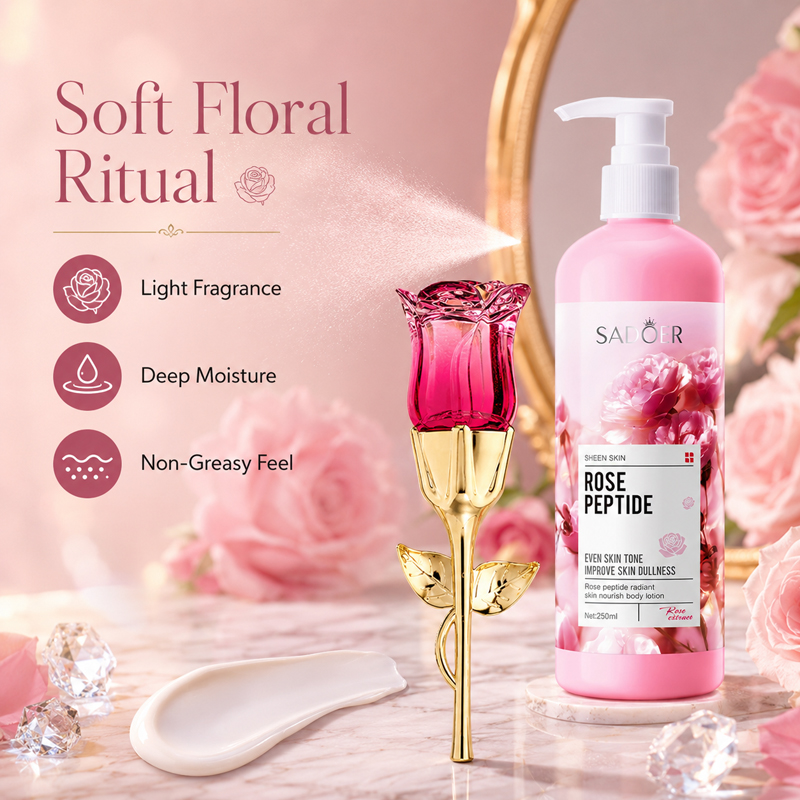 Rose Perfume & Body Lotion Set - Perfume Fragrance Moisturizer ulasan dan harga