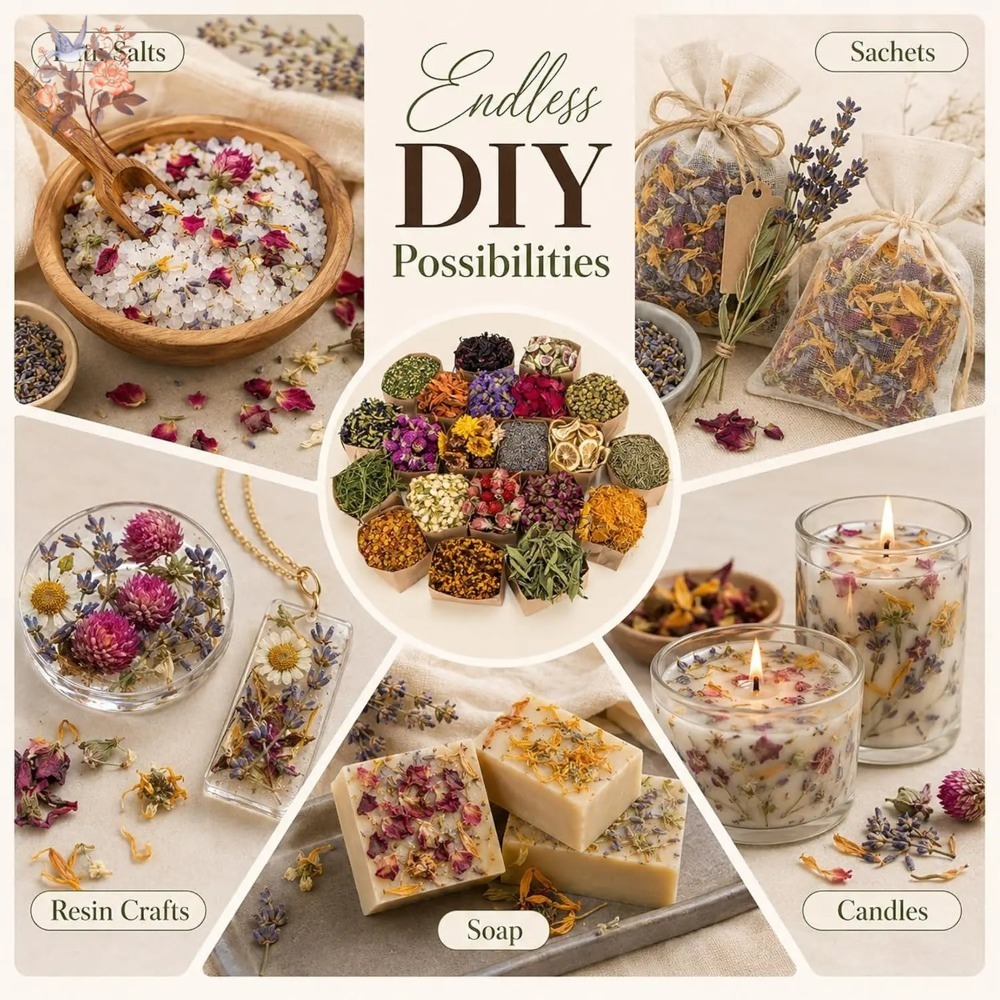Dried Herbs Kit Flower Botanic - Perfume Fragrance Soap ulasan dan harga