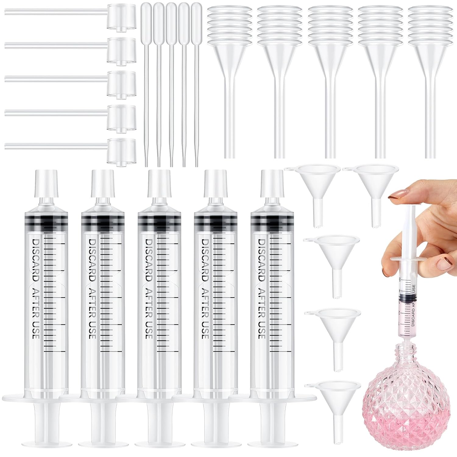 25/50PCS  perfume refill pump  - Perfume Quotes ulasan dan harga