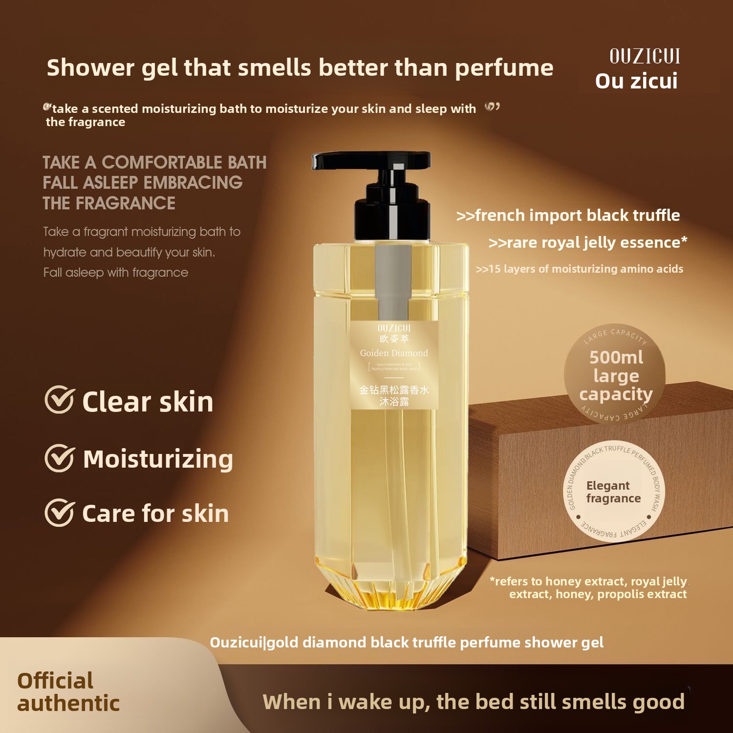 Golden Diamond Black Truffle p - Perfume Fragrance Moisturizer ulasan dan harga