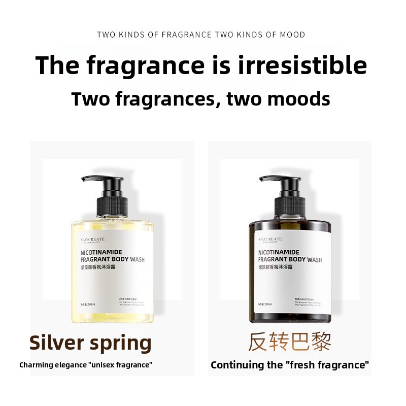 Niacinamide Body Wash Body Moi - Perfume Fragrance Moisturizer ulasan dan harga